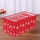 thumbnail image 4 of Xihbxyly Ofertas de Caja Abierta Caja de Almacenamiento Plegable con Diseño de Copos de Nieve Navideños para Ropa Interior y Vaqueros, Organizador Estilo Cajón para Sujetadores, Bragas y Soluciones d, 4 of 6