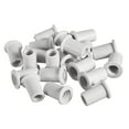 thumbnail image 1 of Unique Bargains 20 Pcs 6.5mm Diamètre Intérieur Cordon de Décharge en PVC Protecteur de Câble Blanc, 1 of 3