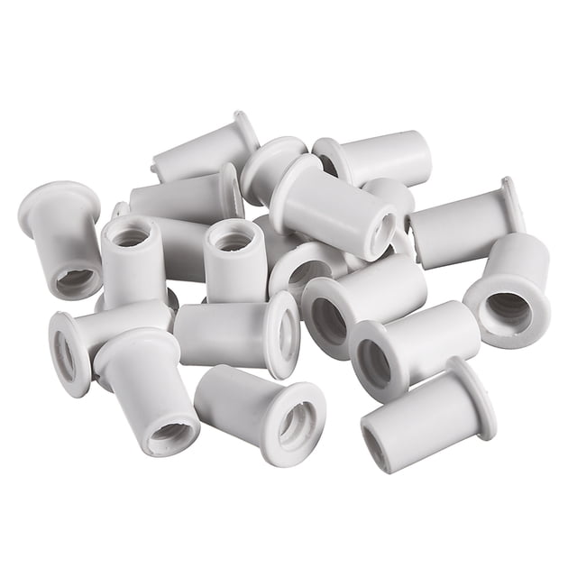 Unique Bargains 20 Pcs 6.5mm Diamètre Intérieur Cordon de Décharge en PVC Protecteur de Câble Blanc