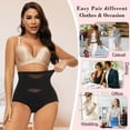 thumbnail image 7 of VASLANDA 2 Packs Shapewear Tummy Control Underwear for Women High Waisted Girdle Body Shaper Butt Lifting Panties, 7 of 7