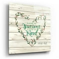 thumbnail image 2 of Epic Art 'Love is Patient Heart Wreath' by Cindy Jacobs, Acrylic Glass Wall Art, 12"x12", 2 of 8