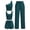 Lake Green, variant on Ekouaer Womens 4 Piece Lounge Sets Ribbed Knit Crop Tank Top and Shorts Pants Casual Outfits