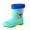 c-8Green2, variant on Kids Rainboots Cotton Outdoor Waterproof Round Toe Princess Shoes Cartoon Rain Shoes For Children Trendy Footwear