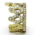 thumbnail image 4 of Womens Rings IP Gold(Ion Plating) 316L Stainless Steel Ring with Top Grade Crystal in Clear Julia TK1109, 4 of 4