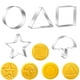 thumbnail image 5 of Juego de cortadores de galletas de acero inoxidable | Kit de molde para hornear de 8 piezas | Incluye cortadores con forma, herramienta de prensado de pasteles, aguja, caja de almacenamiento, 5 of 8