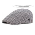 thumbnail image 6 of Newsboy Hat for Men - British Western Style Portable Good-looking Design Men Hat Flat Cap Ivy Gatsby Cabbie Driving Hat for Daily Wear, 6 of 8
