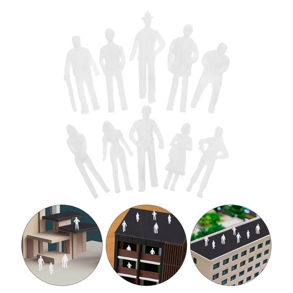 SWETRACE Miniature Figures People For School Project 50Pcs 1.1In