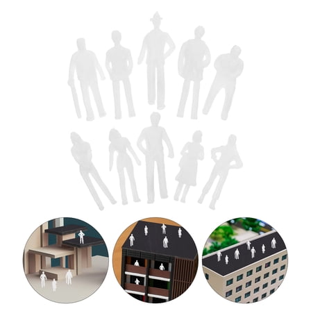 SWETRACE Miniature Figures People For School Project 50Pcs 1.1In
