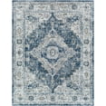 thumbnail image 3 of Mark&Day Area Rugs, 8x10 Tricht Traditional Charcoal Area Rug, Grey Blue Ivory Carpet for Living Room, Bedroom or Kitchen (7'10" x 10'), 3 of 6