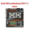 thumbnail image 2 of X99 Motherboard LGA 2011-3 Support Dual CPU DDR4 Support 8X32G Memory for LGA 2011-3 Xeon E5 Series, 2 of 9
