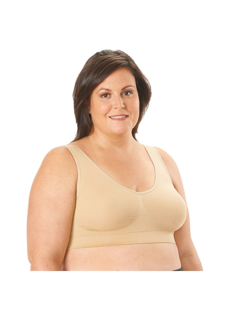 Genie Bra Comfortable Multipack - Wireless, Seamless Nude