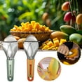 thumbnail image 5 of 3-in-1 Mango Slicer Peeler Cutter Splitter Pitter, Stainless Steel Mango Slicer Tool, Mango Cutter with Stainless Steel Mango Divider with Ergonomic Rubber Grip Handle, Mango Cutter Divider, 5 of 7