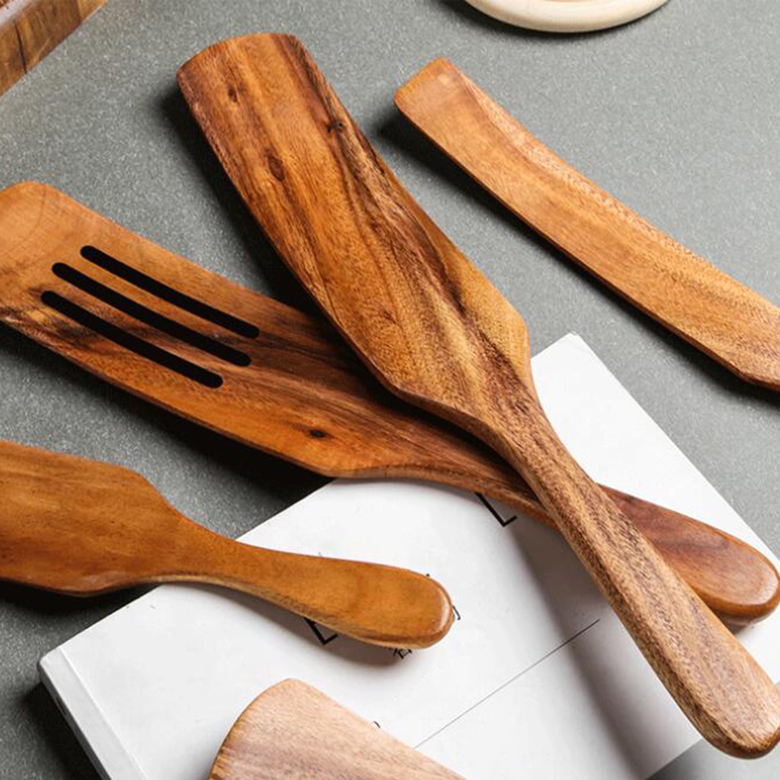 Wooden Spatula for Cooking, Nonstick Kitchen Utensil – prgery
