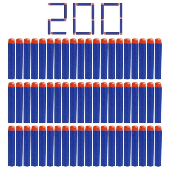 Camkey 200 Nerf N Strike Blaster Kid Toy Gun Compatible Darts Bullets