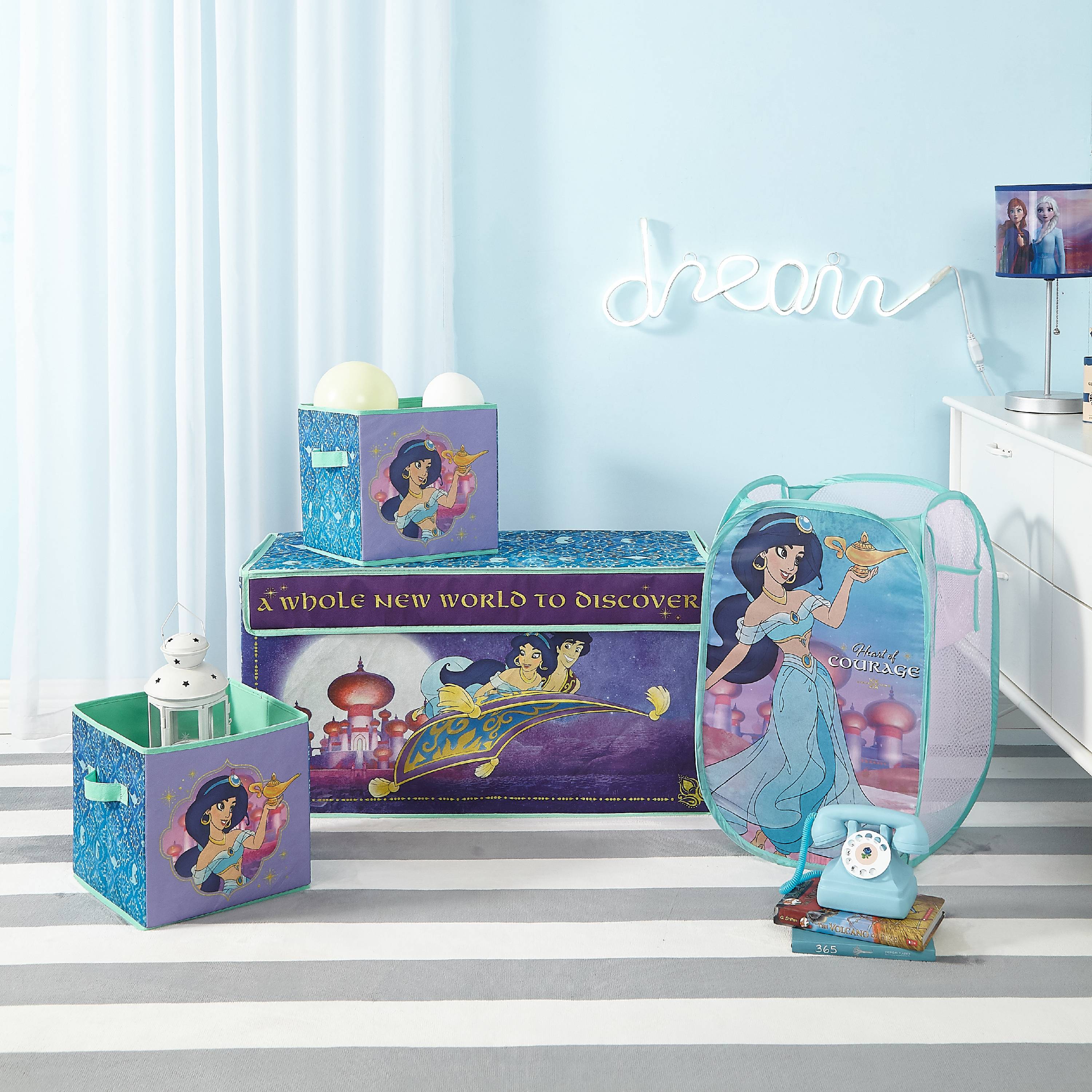 Disney Princess Jasmine Pop-Up Laundry Hampers, Multi-color - image 2 of 4