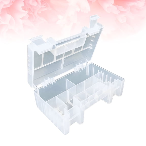 LAMIRO Boxes Storage Battery Organizer Transparent Holder