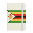 thumbnail image 1 of Carnet Officiel Drapeau National du Zimbabwe Pays d'Afrique Couverture Rigide en Tissu Journal Classique, 1 of 3