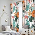 thumbnail image 5 of Blackout Kids Curtains,Pioneer Flower Floral Print Pattern Childrens Insulated Curtains Set Of 2,Bedroom Essentials,Toddler Room Decor 52"x84", 5 of 5