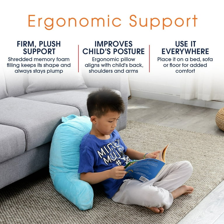 Cheer Collection Kids Memory Foam TV And Reading Pillow Walmart