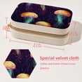 thumbnail image 5 of Jellyfish Velvet Portable Jewelry Box with Removable Compartment - Ultimate Gift for Bracelet and Earring Organization, 5 of 7