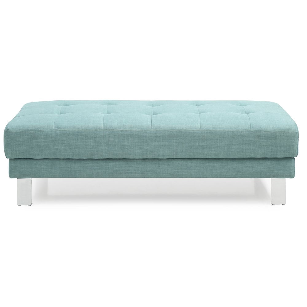 Glory Furniture Riveredge Ottoman in Teal Color