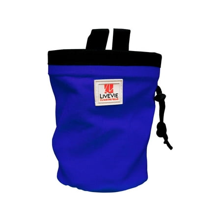 Rock Climbing Chalk Bag with Drawstring Closure for Bouldering,