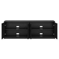 thumbnail image 3 of Renad Rectangular TV Stand for TV's up to 78" in Black Grain, 3 of 9