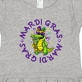 thumbnail image 4 of Inktastic Mardi Gras 2021 Party Alligator Girls Toddler Dress, 4 of 5