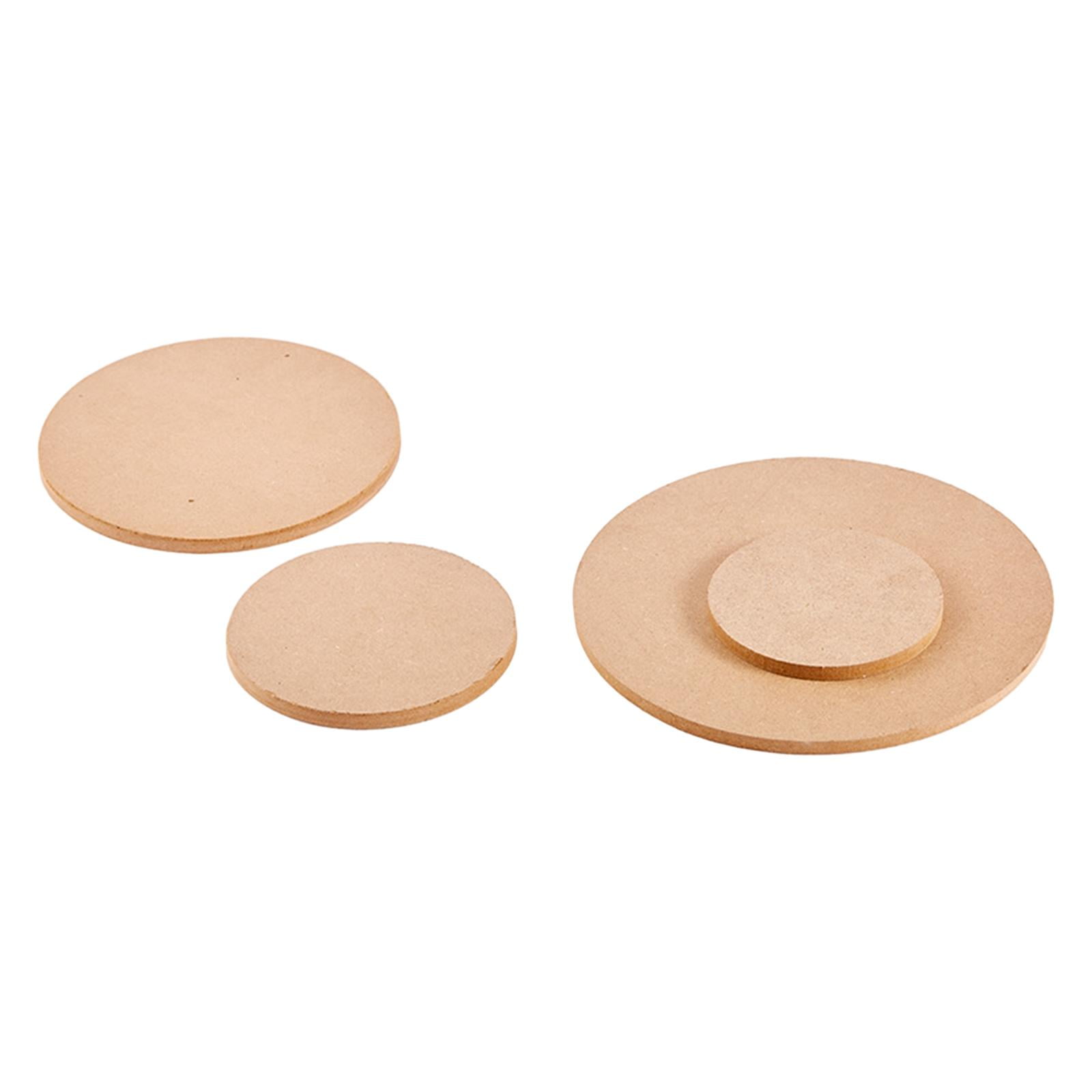 HOMYL 4 Pieces Pottery Wheel Bats Base Hardboard Bats for Ceramics DIY Clay Making