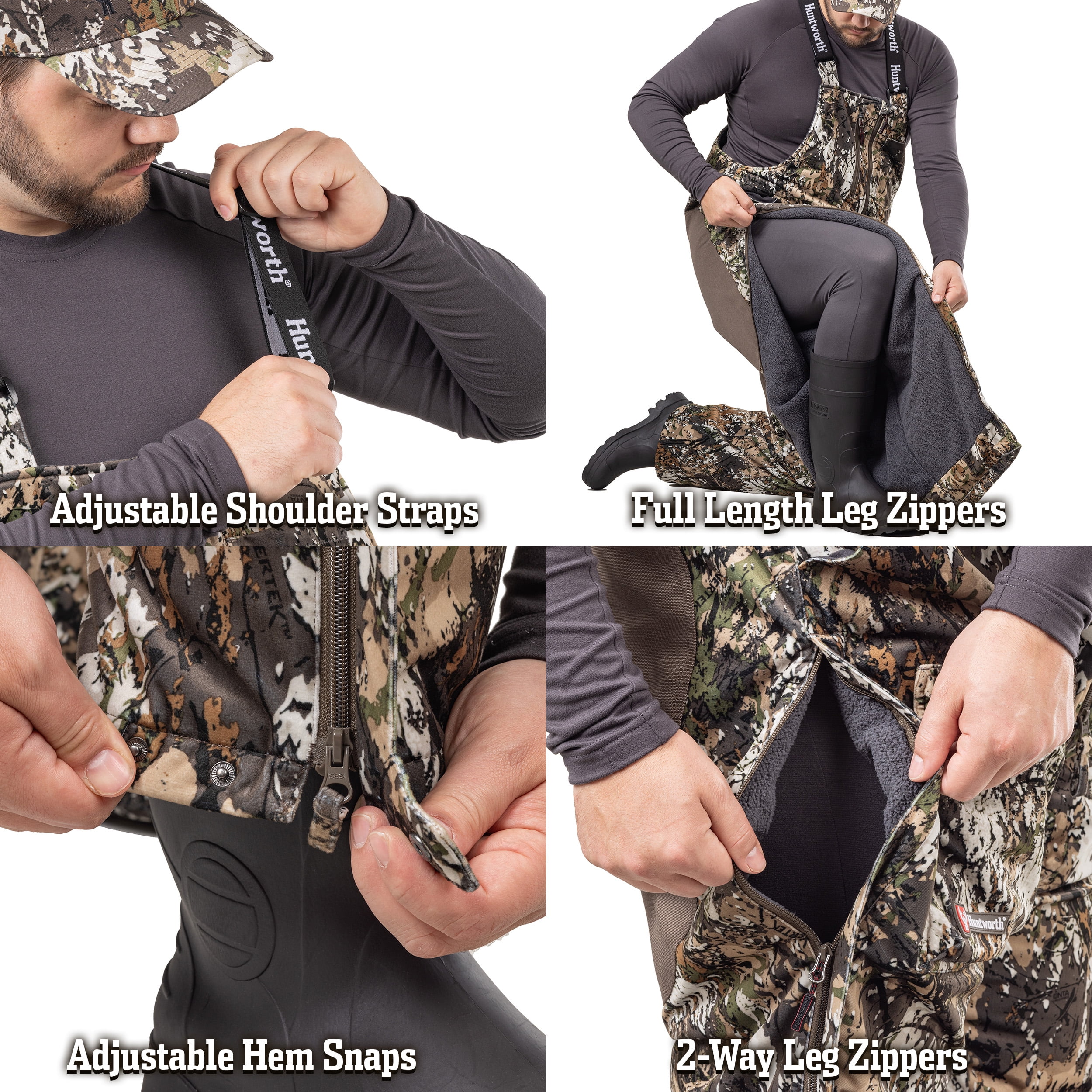 Men's Matterhorn Heat Boost™ Heavyweight, Waterproof, Lined Hunting Bib Overalls (Vertek®), Size M
