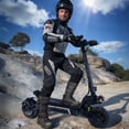 thumbnail image 5 of Off-road Electric Scooter for Adult 6000W Dual Drive, Top Speed 55MPH Fast E-scooter,60Miles Long Range,60V 35AH Foldable Escooter 11" Off-Road Vacuum Tires Fast E-Scooter, 5 of 12