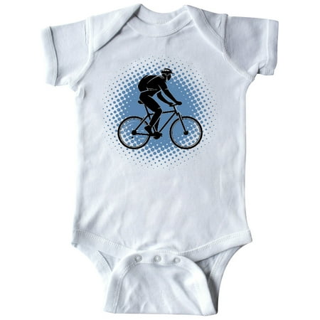 

Inktastic Mountain Biking Silhouette Gift Baby Boy or Baby Girl Bodysuit
