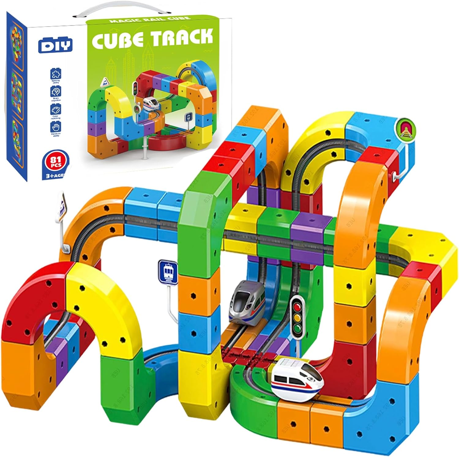 Dynamic Train Set 2025 New klick Rail Electric Train Set, Electric Train Set Flexible ...