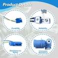 thumbnail image 3 of ARCADORA Refrigerator Water Inlet Valve High Sensitivity Coil Precision Parts For LG Sears Kenmore Kitchen Appliance Water Supply System, 3 of 8