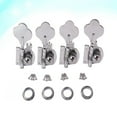 MANLINGDA Bass Guitar 4R Tuner Machine Heads with Screws