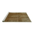 thumbnail image 2 of Ahgly Company Machine Washable Indoor Rectangle Oriental Turquoise Blue Industrial Area Rugs, 2' x 4', 2 of 4