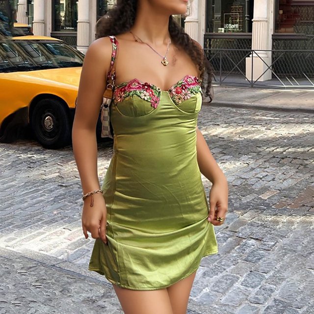 Qiopertar Robe Décontractée à Rayures Florales pour Femmes, Col en V, Manches Courtes, Ample, en Solde, Livraison Gratuite, jusqu'à 90 % de Réduction