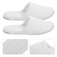thumbnail image 2 of Pantuflas de spa blancas de 29 cm, antideslizantes, de forro polar coral, desechables, lavables, reutilizables, transpirables, unisex, para invitados, dormitorio, baño, boda, viaje, 2 of 7