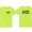 Neon, variant on Men's Camp Staff Tee NR, Chest & Back, Red, 2XL