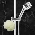 thumbnail image 4 of Shower Head Holder Clamp Bracket Adjustable Replacement, On Wall Mount Shower Bracket, Slide Clamp Holder Bracket, Chrome Plated, 4 of 5