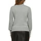 thumbnail image 3 of TOP DE MUJER INSPIRE CHIC Suéter de punto de manga larga con cuello alto y elasticidad M Gris, 3 of 4