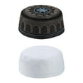 thumbnail image 1 of Esquirla 2pcs Muslim Mens Prayer Hat Beanie Embroidered Caps Islamic Topi Black&White, 1 of 7