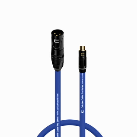 Coluber Cable Unbalanced XLR Cable Male to RCA Female Audio Music Connector