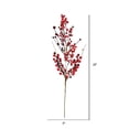 thumbnail image 3 of Vickerman FY190203 28 Po. Rouge Snow Berry Vaporisateur, 3 of 3