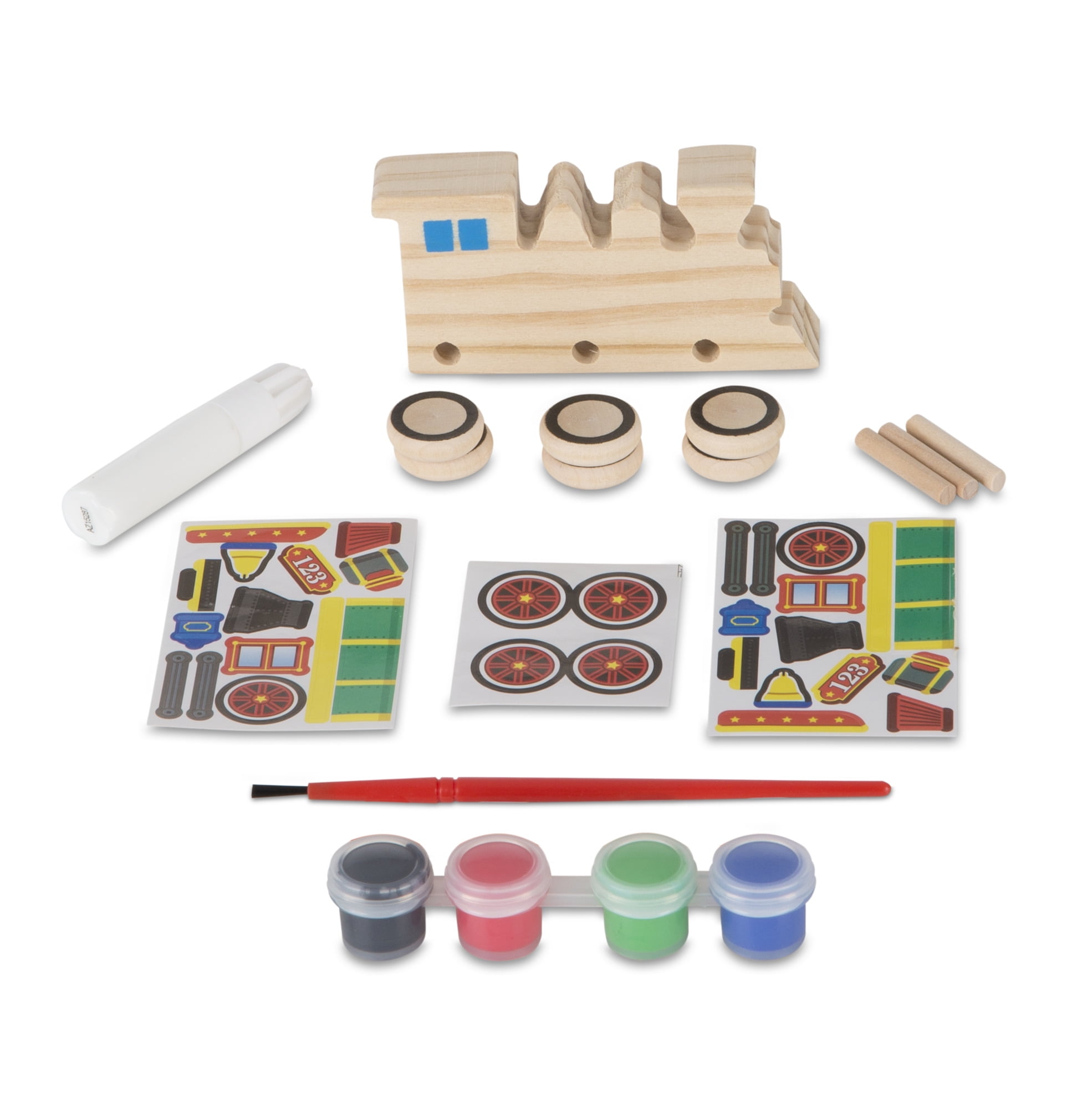 melissa and doug decorate your own train