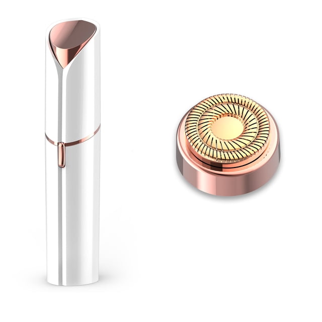 Épilateur Facial pour Femmes, Rasoir Électrique pour le Visage pour Femmes avec Lumière DEL pour une Épilation Instantanée et Indolore, Comprend 1 Tête d'Outil