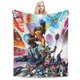 thumbnail image 1 of Manta de franela con dibujos animados de Transformers, suave y acogedora manta de felpa para todas las estaciones para niños y niñas, manta ligera y cálida para sofá cama o sofá de 40 x 30 pulgadas, 1 of 8