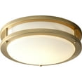 thumbnail image 2 of 10.5 Inch 8.4W 120V 1 Led Flush Mount-Satin Nickel Finish Oxygen Lighting 3-618-24, 2 of 6