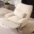 thumbnail image 3 of Electric Glider,Power Recliner, Reclining Sofa Chair with USB Ports,Swivel Glider Recliner Chair (Beige), 3 of 9