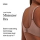 thumbnail image 2 of Minimizador Bra SPANX de perfil bajo 34DDD Café Au Lait, 2 of 7